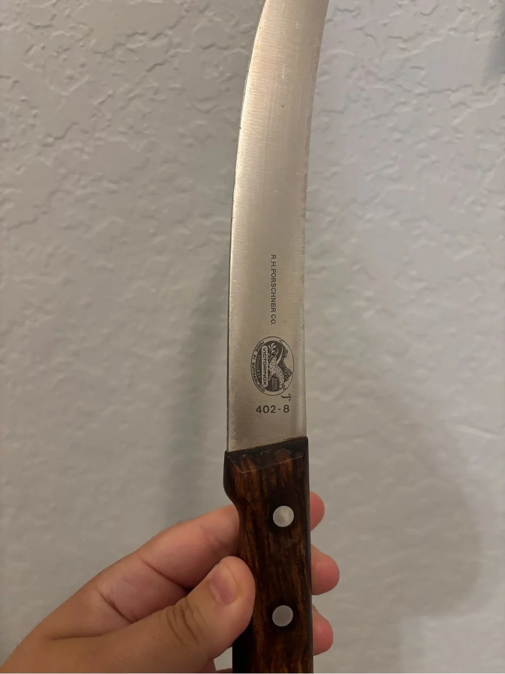 RH Forschner co 802-8 Victorinox tru hone breaking knife 8